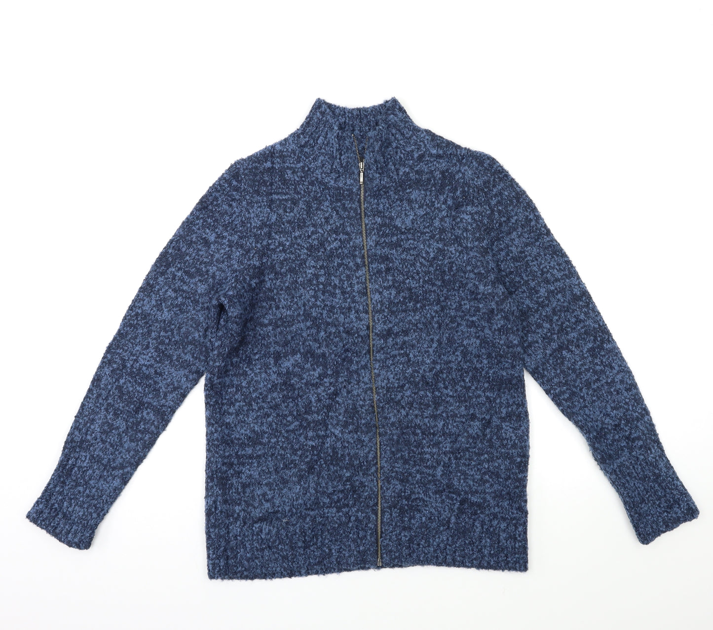 M&Co Womens Blue  Knit Cardigan Jumper Size 10