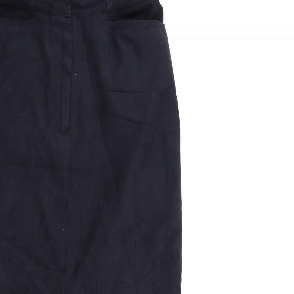 Fragile Womens Black   A-Line Skirt Size 10