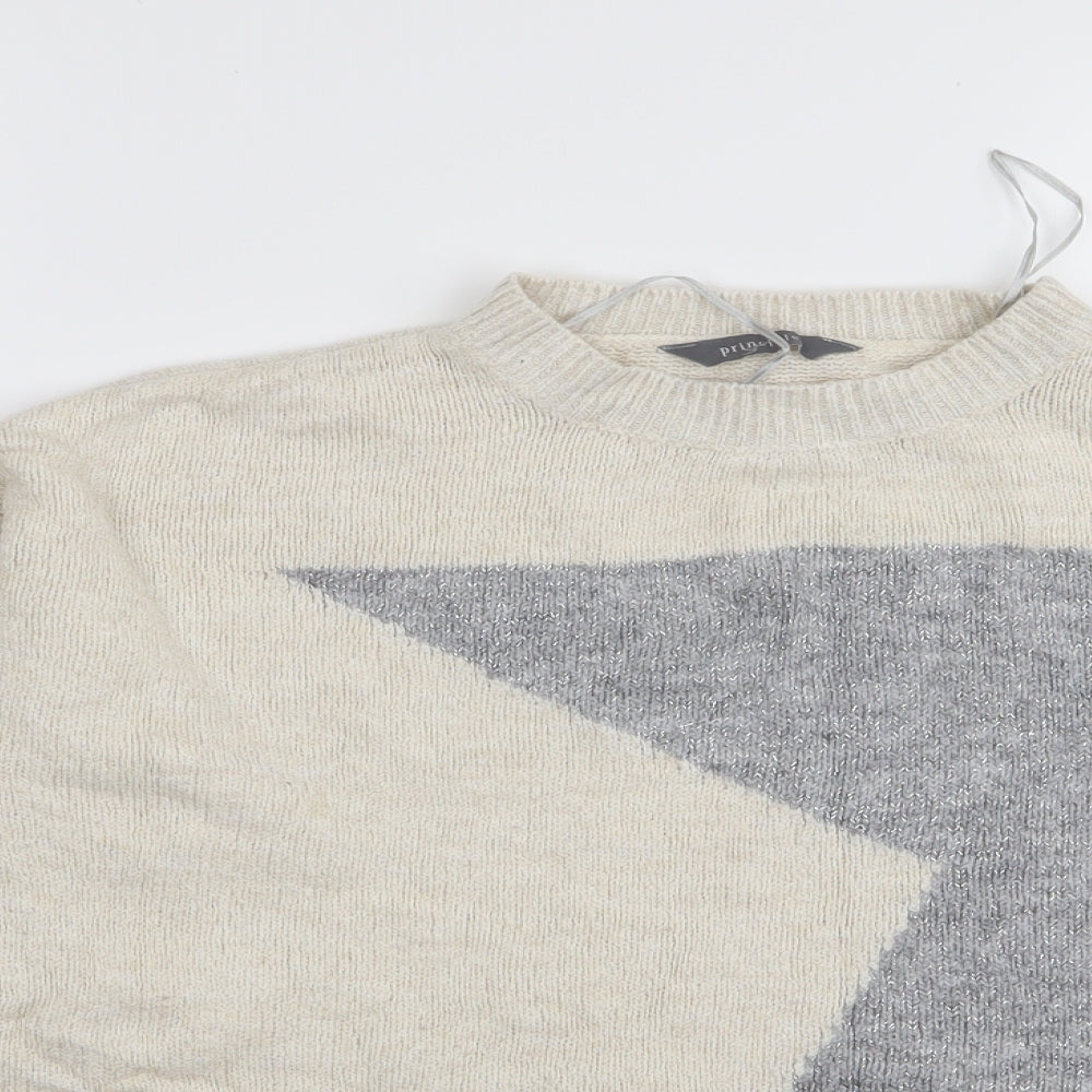Principles Womens Beige   Pullover Jumper Size 12