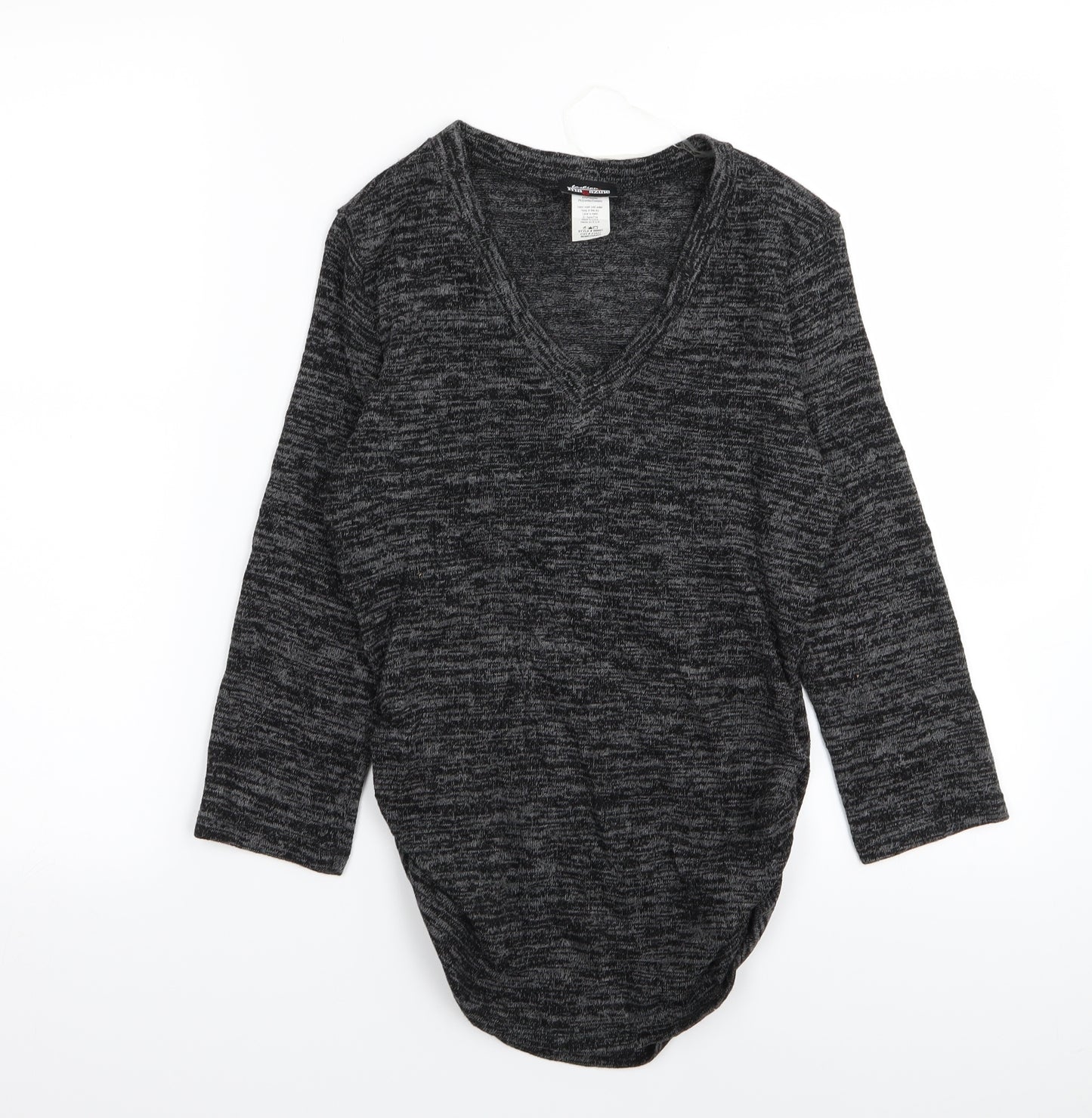 Magazine Womens Grey   Basic T-Shirt Size M