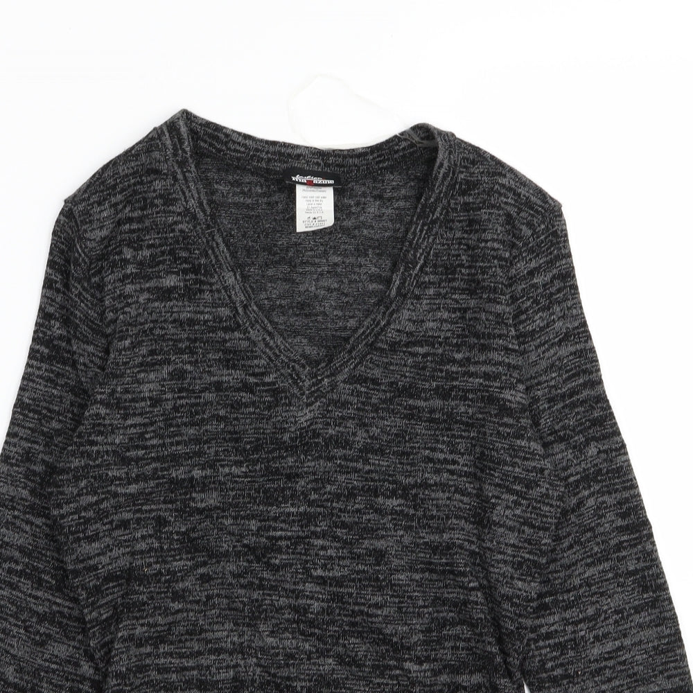 Magazine Womens Grey   Basic T-Shirt Size M