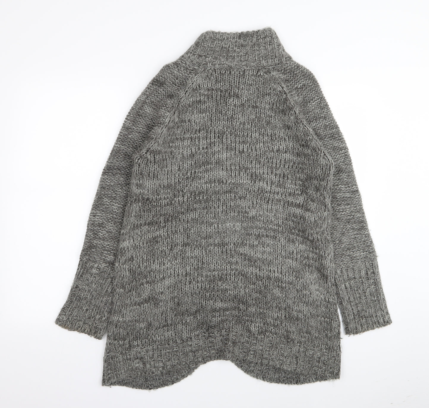 M&Co Womens Grey   Cardigan Jumper Size M