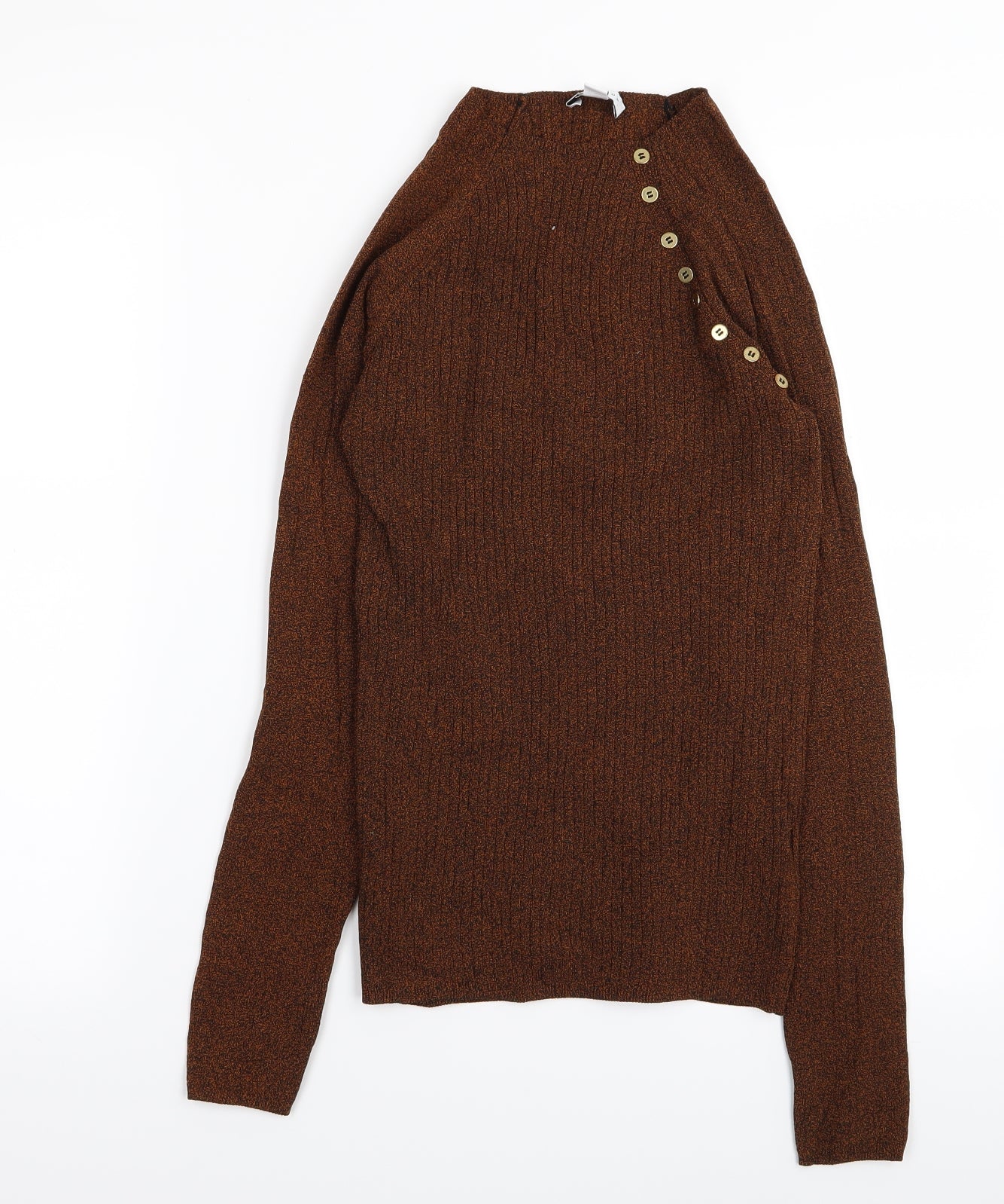 Topshop Womens Brown   Basic T-Shirt Size S