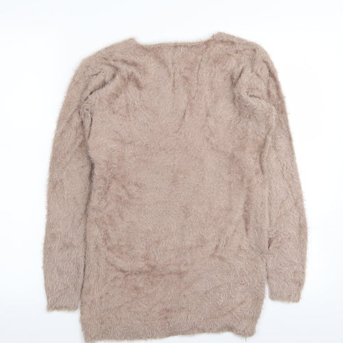 buisdaei Womens Beige   Pullover Jumper Size M