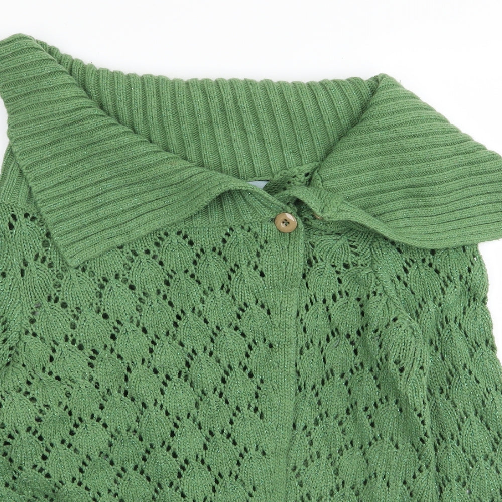 Red Herring Womens Green   Cardigan Jumper Size 16