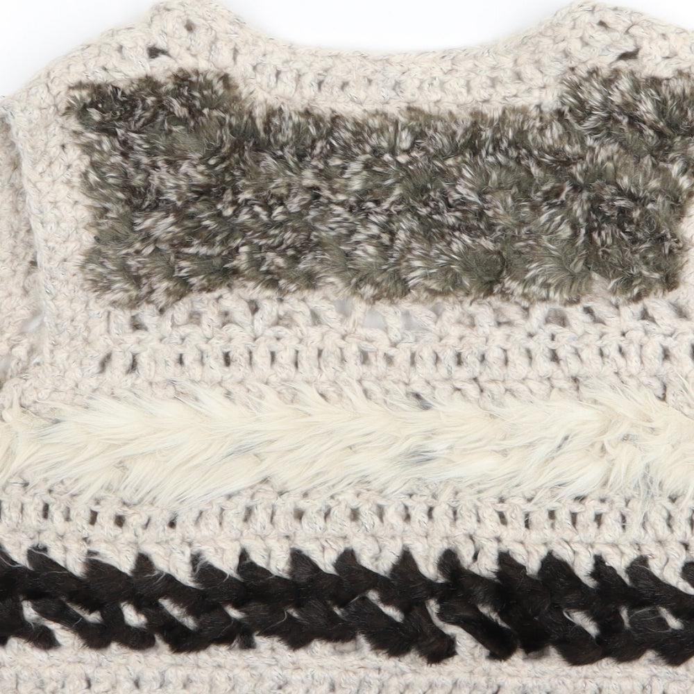 collectioneighteen Womens Multicoloured Geometric  Cardigan Jumper Size S