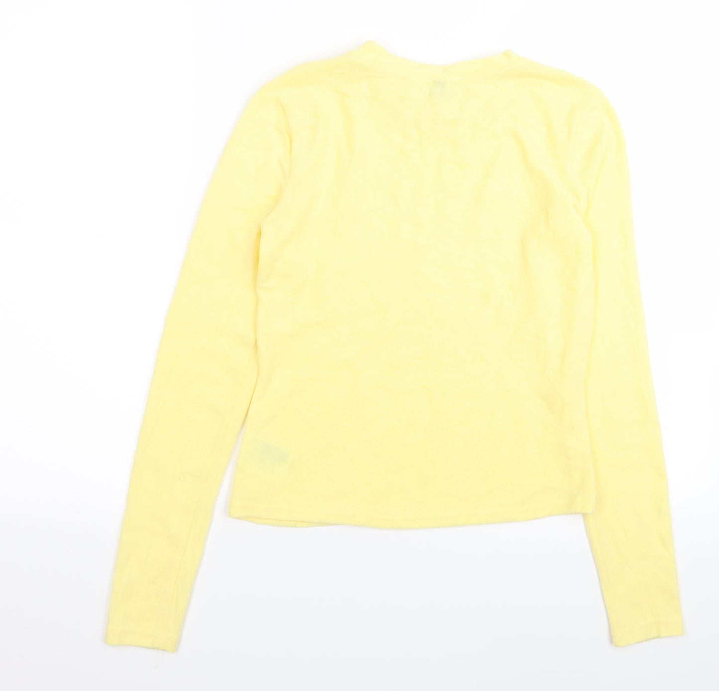 Divided by H&M Womens Yellow   Basic T-Shirt Size S