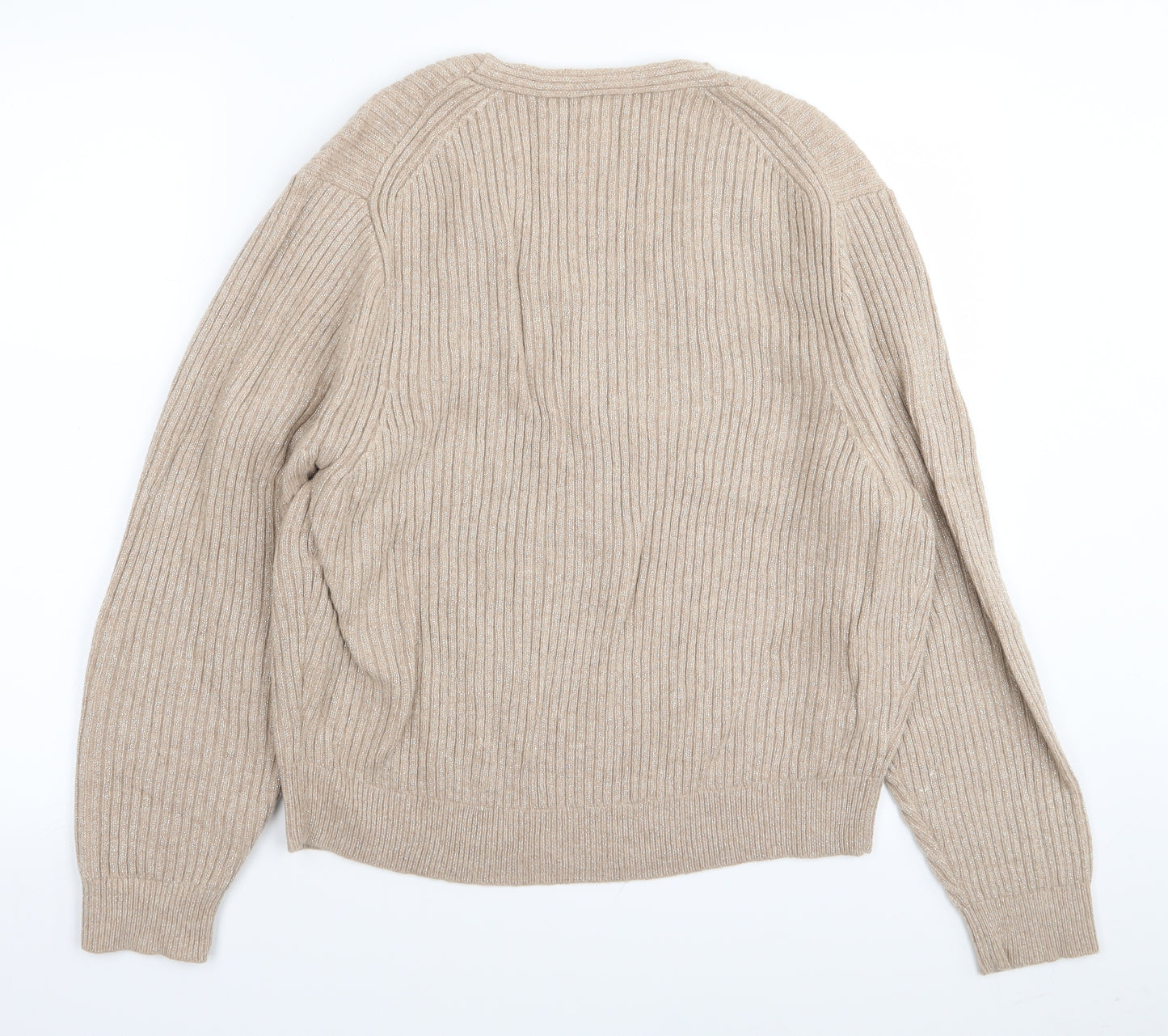 uuu Womens Beige   Pullover Jumper Size M