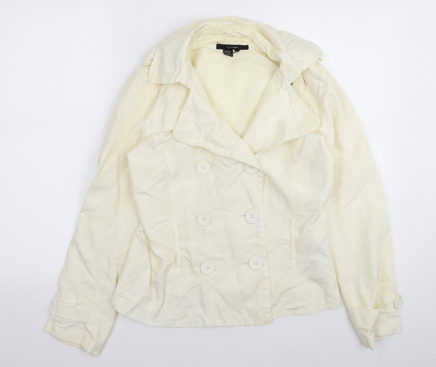 Zara Womens White   Jacket Blazer Size M