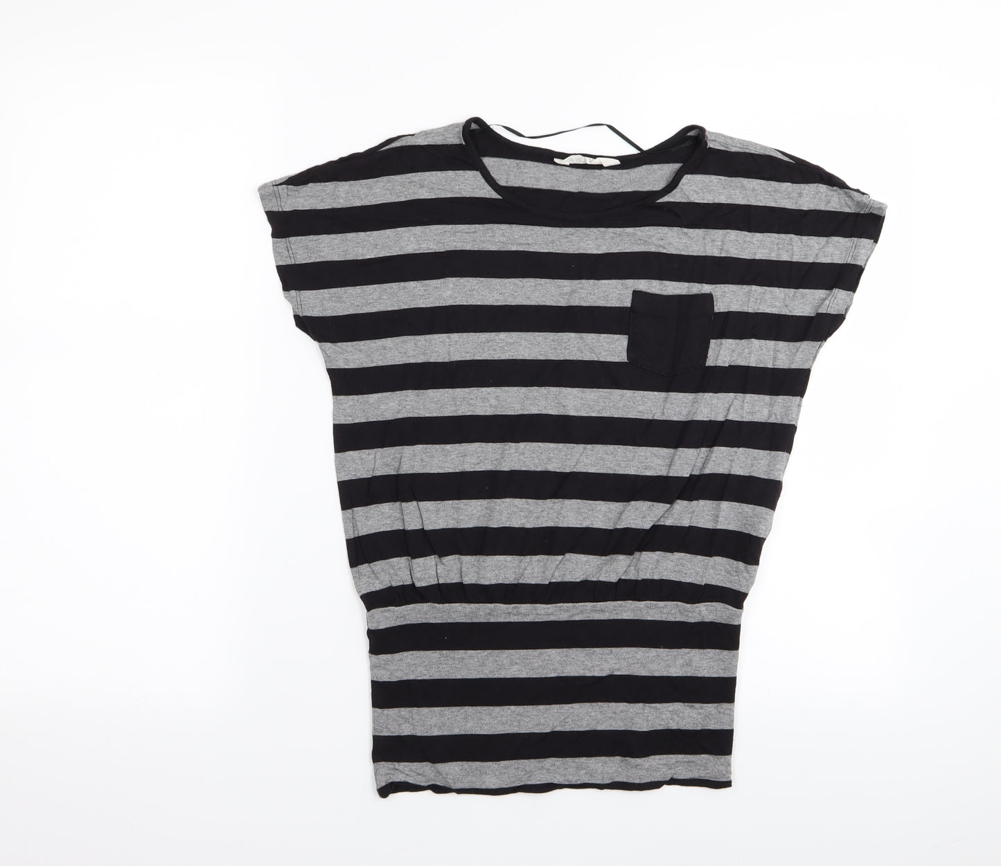 H&M Girls Multicoloured Striped  Basic T-Shirt Size 13-14 Years