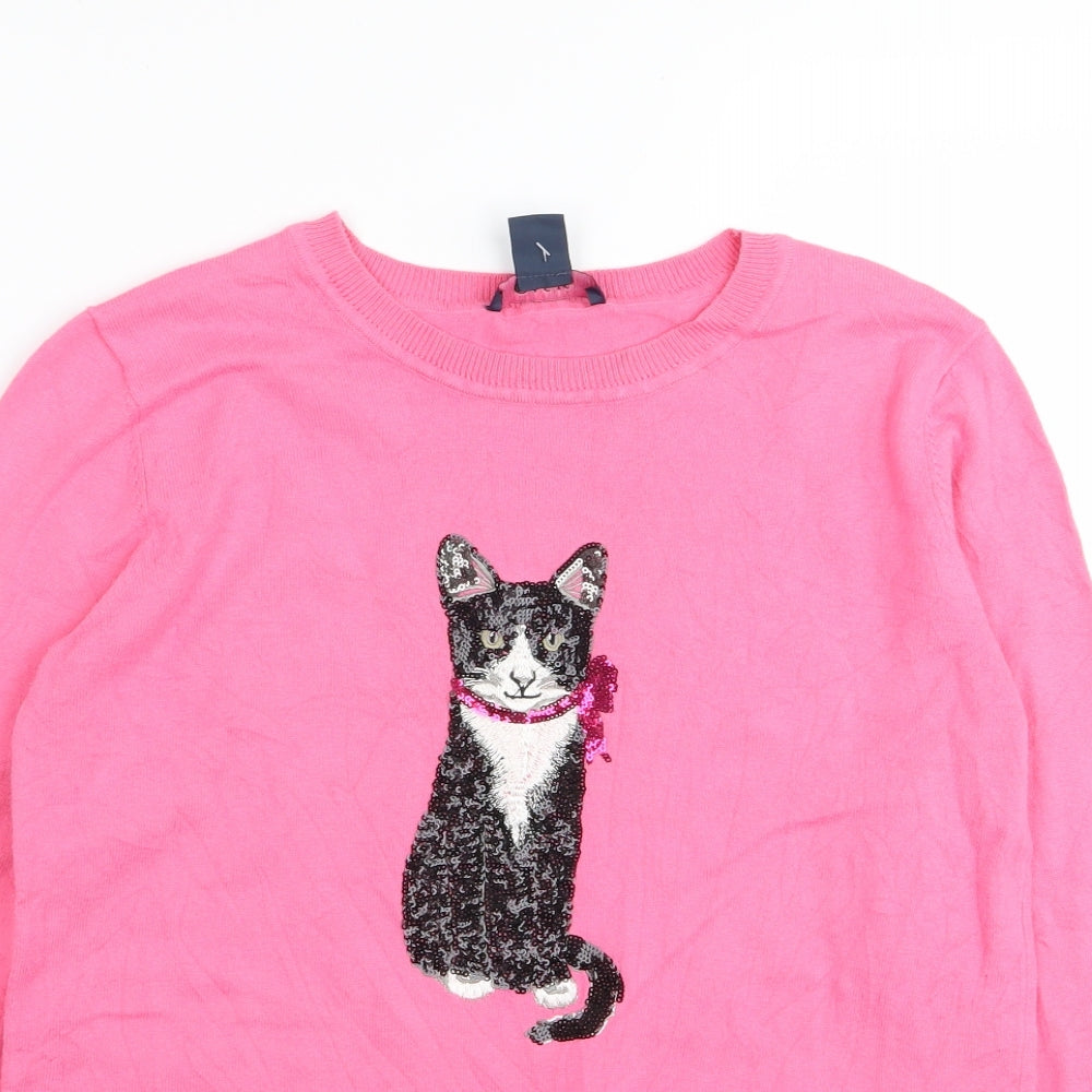 Oasis Womens Pink   Pullover Jumper Size M