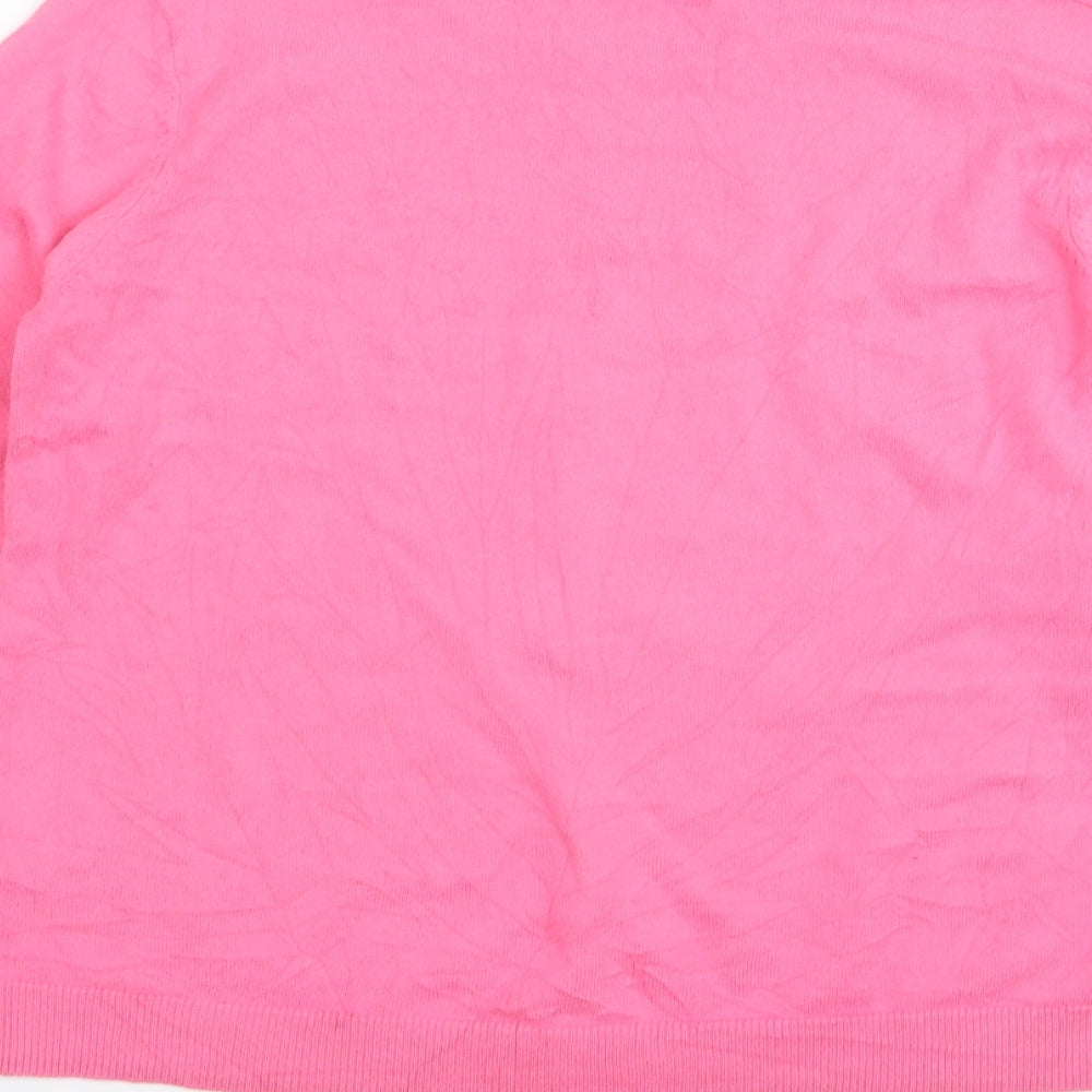 Oasis Womens Pink   Pullover Jumper Size M