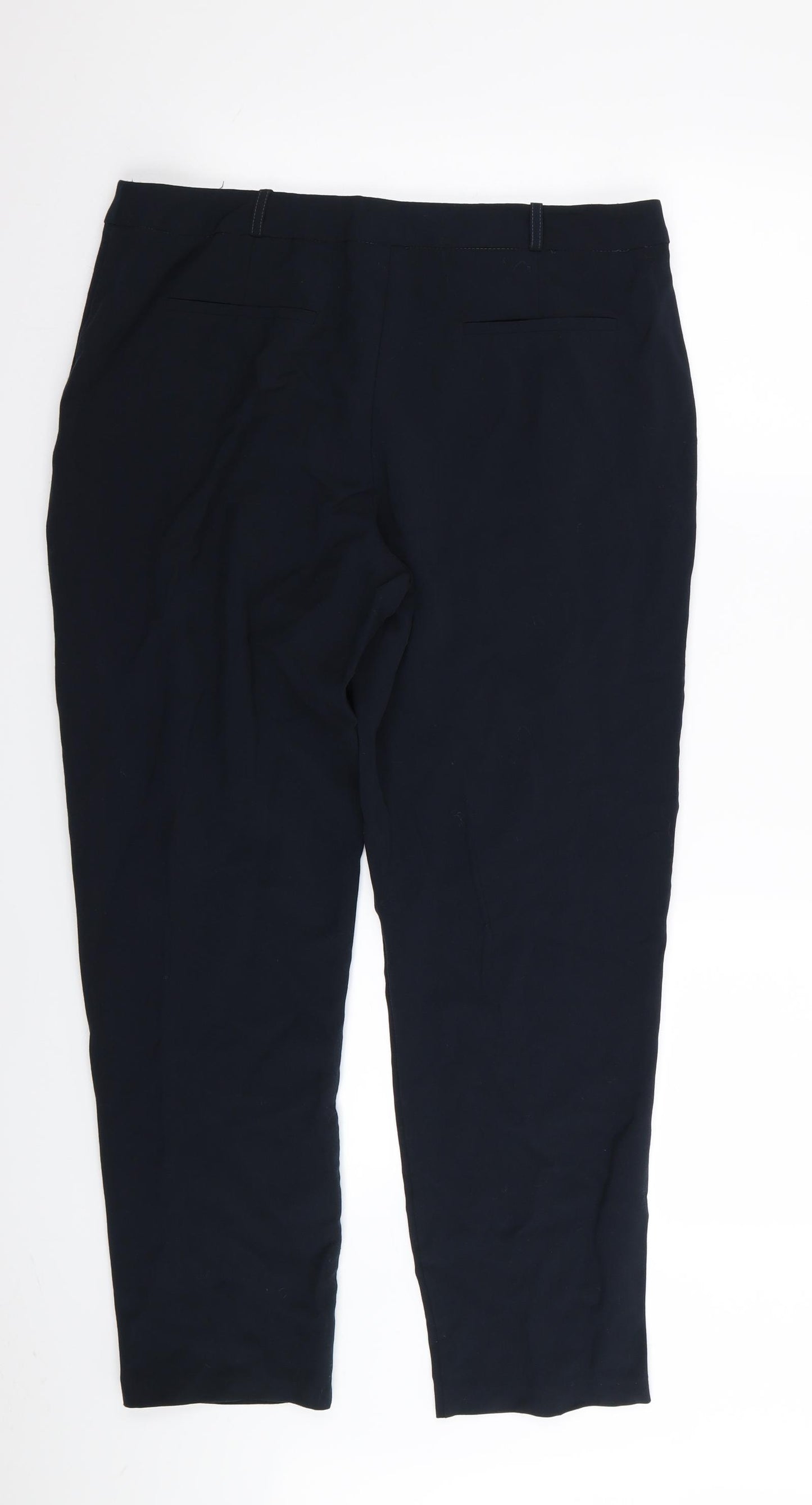 BHS Womens Blue   Trousers  Size 14 L28 in