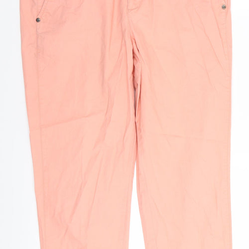 Indigo Womens Orange   Trousers  Size 34 in L29 in