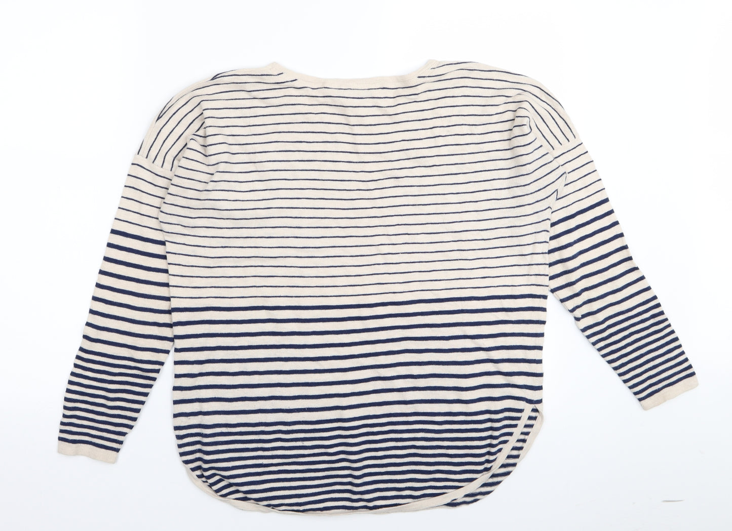 Fat Face Womens Multicoloured Striped  Basic T-Shirt Size 12