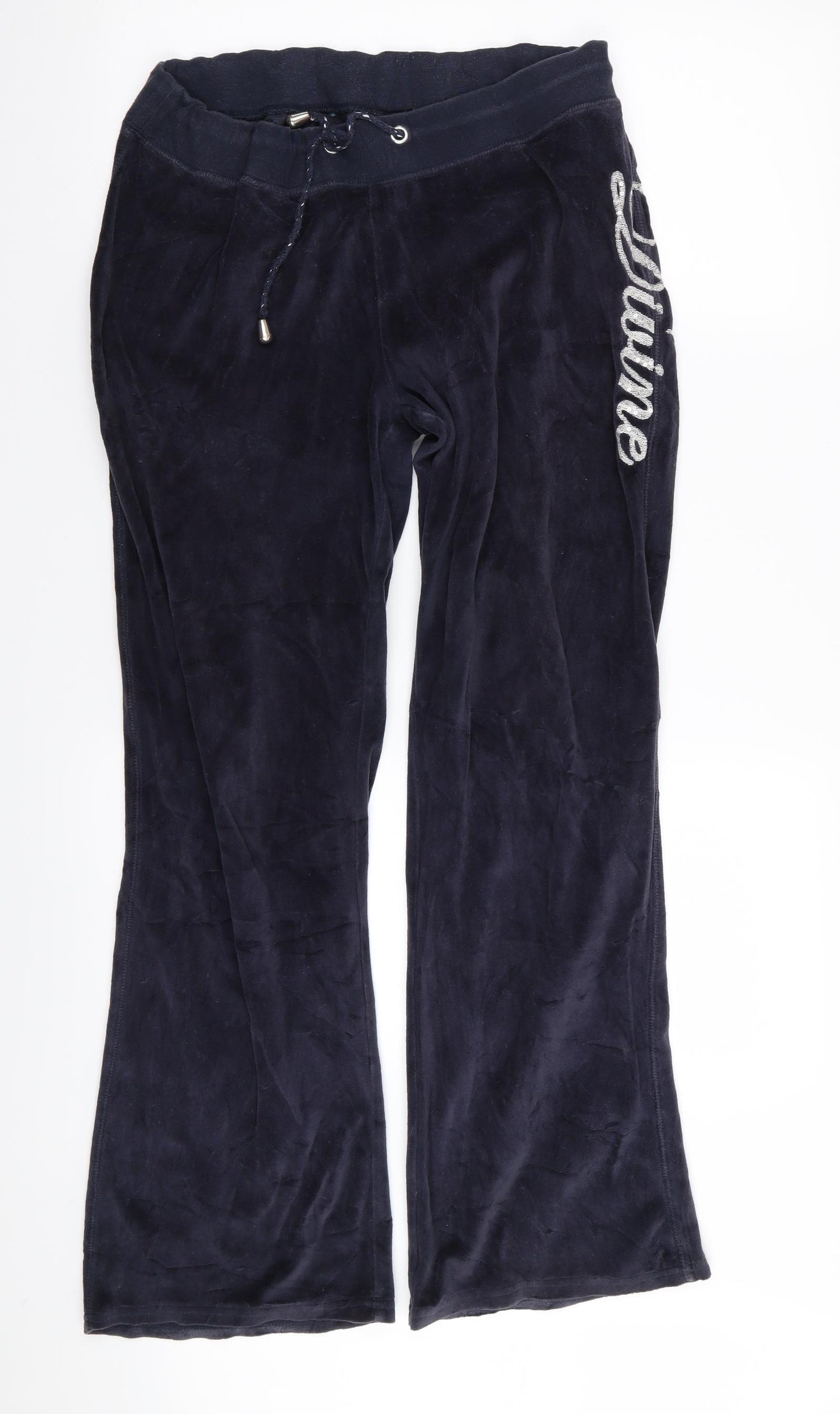 Luxury Couture Womens Blue   Jogger Trousers Size 14 L31 in - Stretch waistband