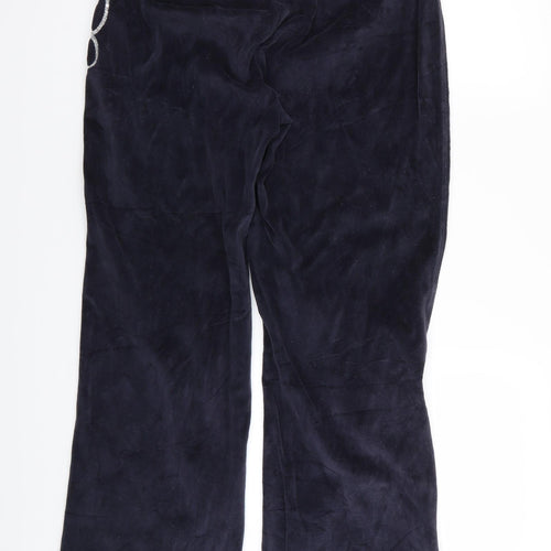 Luxury Couture Womens Blue   Jogger Trousers Size 14 L31 in - Stretch waistband