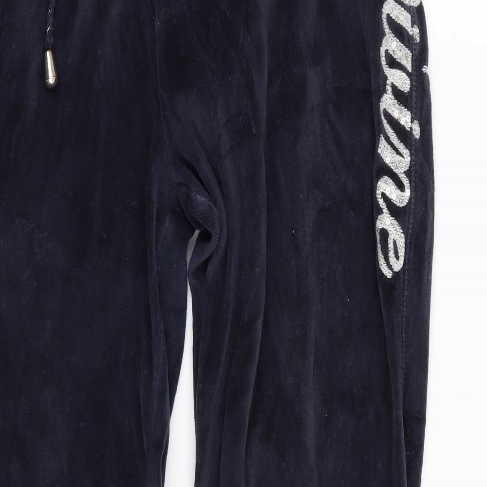 Luxury Couture Womens Blue   Jogger Trousers Size 14 L31 in - Stretch waistband