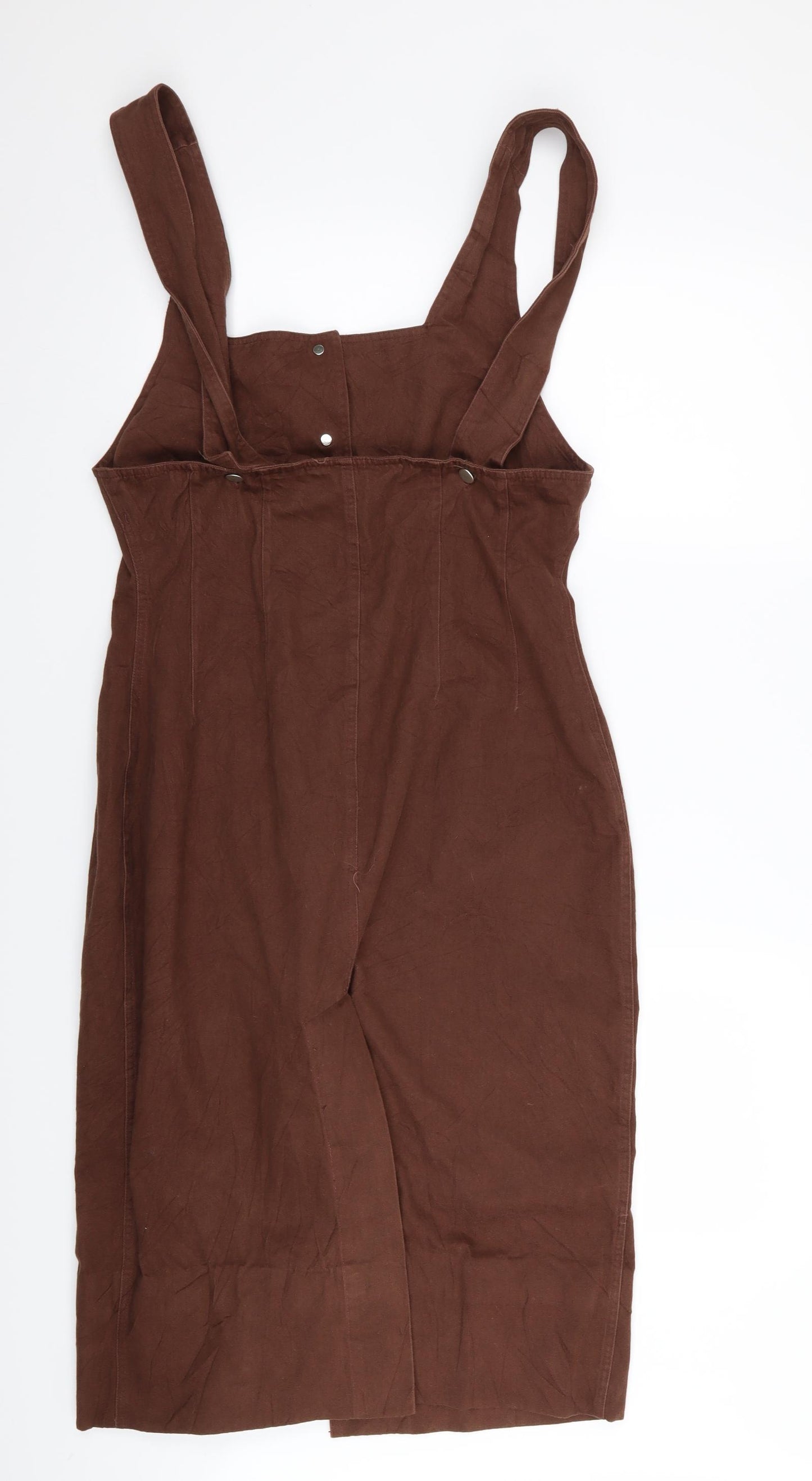 Republique Classics Womens Brown   Pinafore/Dungaree Dress  Size 10