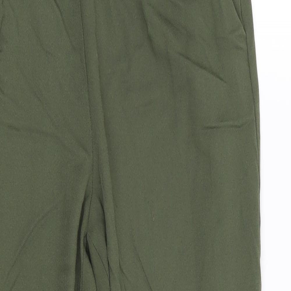 Primark Womens Green   Trousers  Size 10 L27 in - Stretch waistband