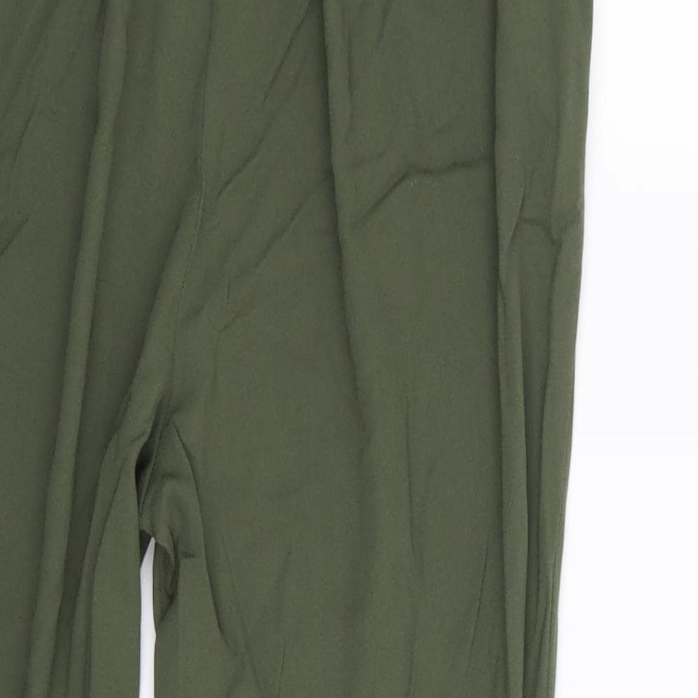 Primark Womens Green   Trousers  Size 10 L27 in - Stretch waistband
