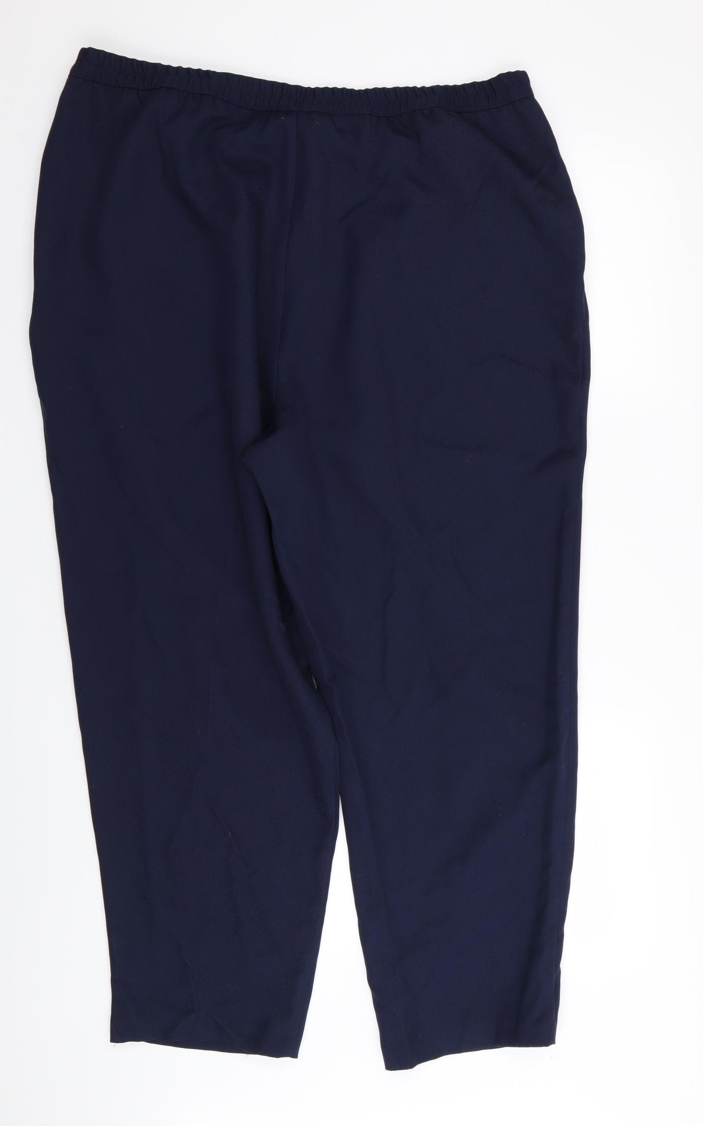Slimtru Womens Blue   Trousers  Size 22 L28 in - Stretch waistband