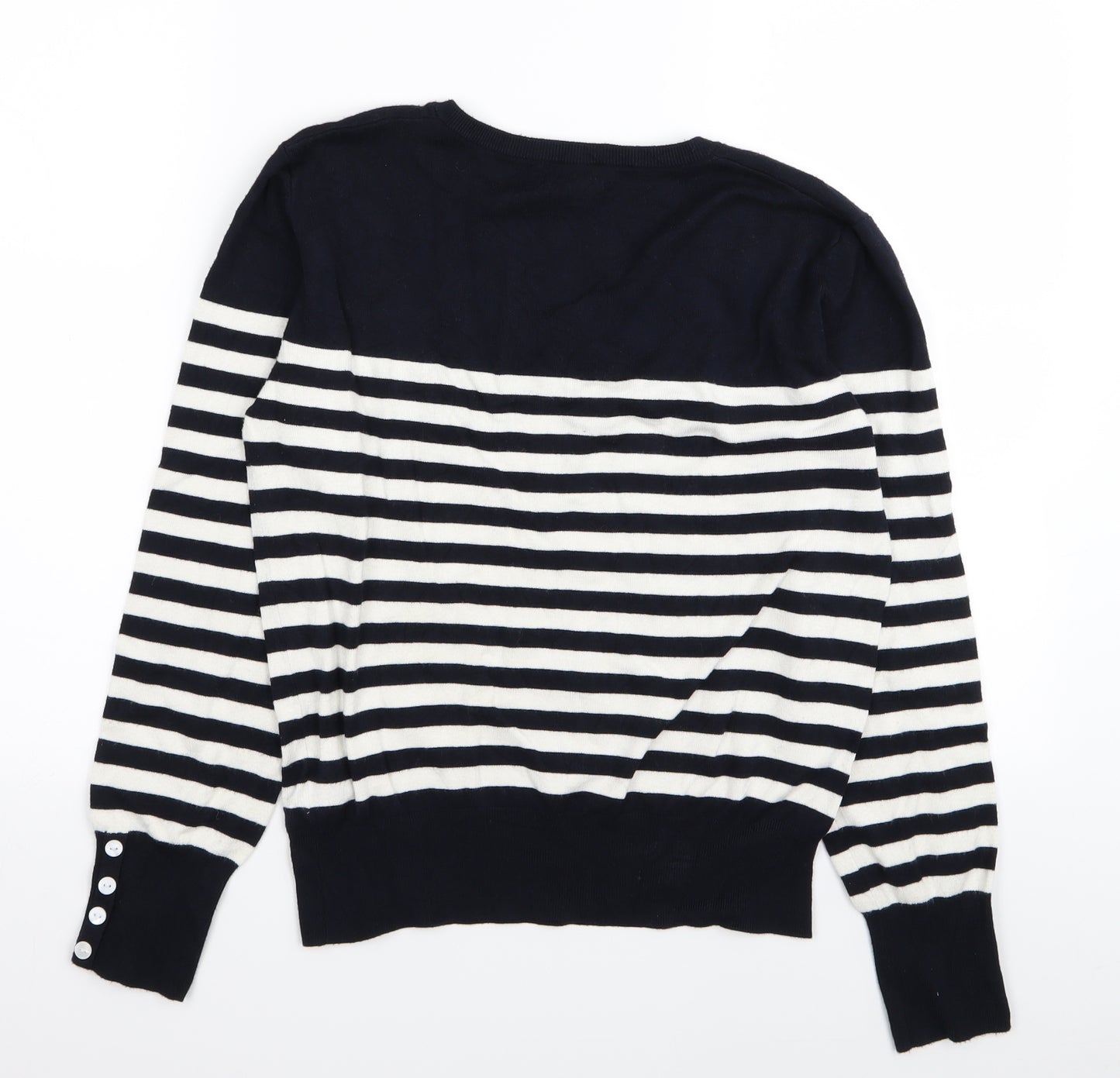 Kaliko Womens Multicoloured Striped  Basic T-Shirt Size 16