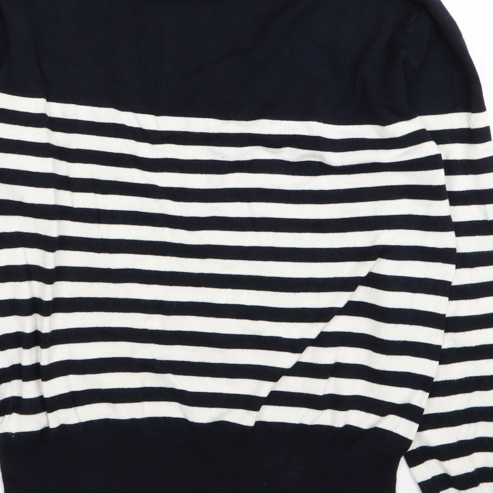 Kaliko Womens Multicoloured Striped  Basic T-Shirt Size 16