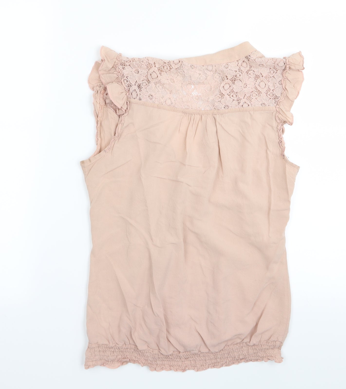 Jane Norman Womens Pink Floral  Basic Tank Size 10