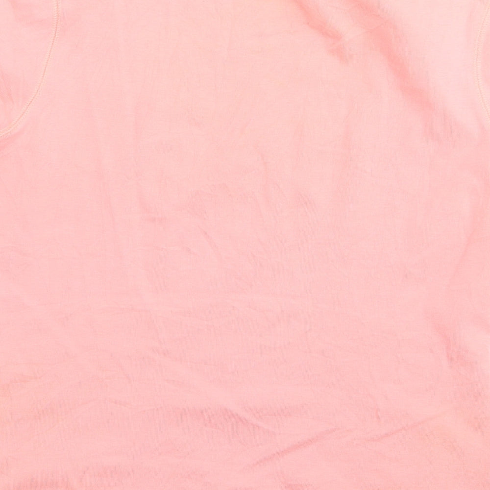 M&S Womens Pink   Basic T-Shirt Size 14