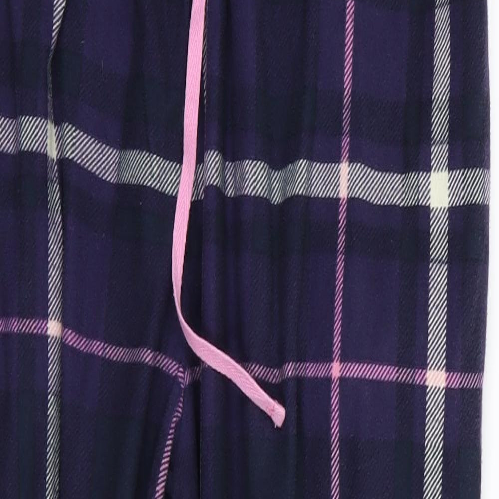 NEXT Womens Multicoloured Check  Babydoll Pyjama Pants Size L