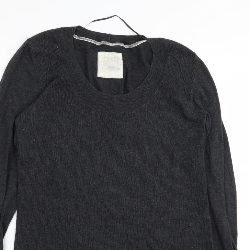 Fat Face Womens Grey   T-Shirt Dress  Size 12