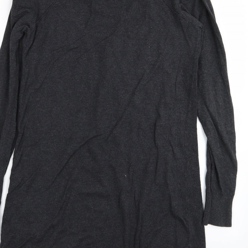 Fat Face Womens Grey   T-Shirt Dress  Size 12