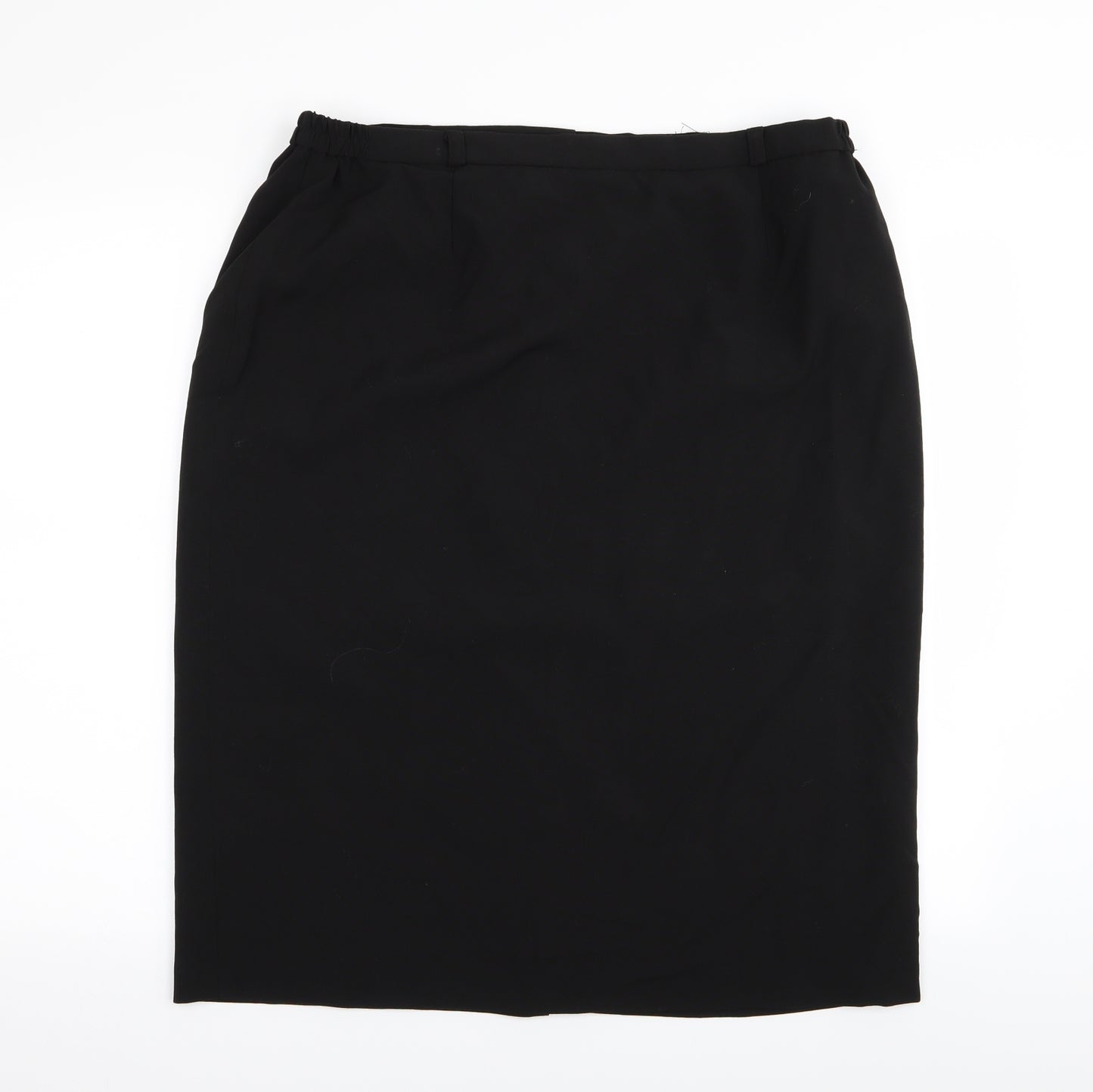 Preworn Womens Black   A-Line Skirt Size 18
