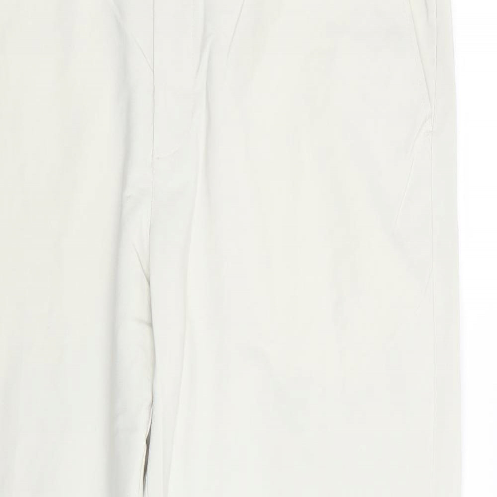M&S Mens Ivory   Trousers  Size 36 in L31 in
