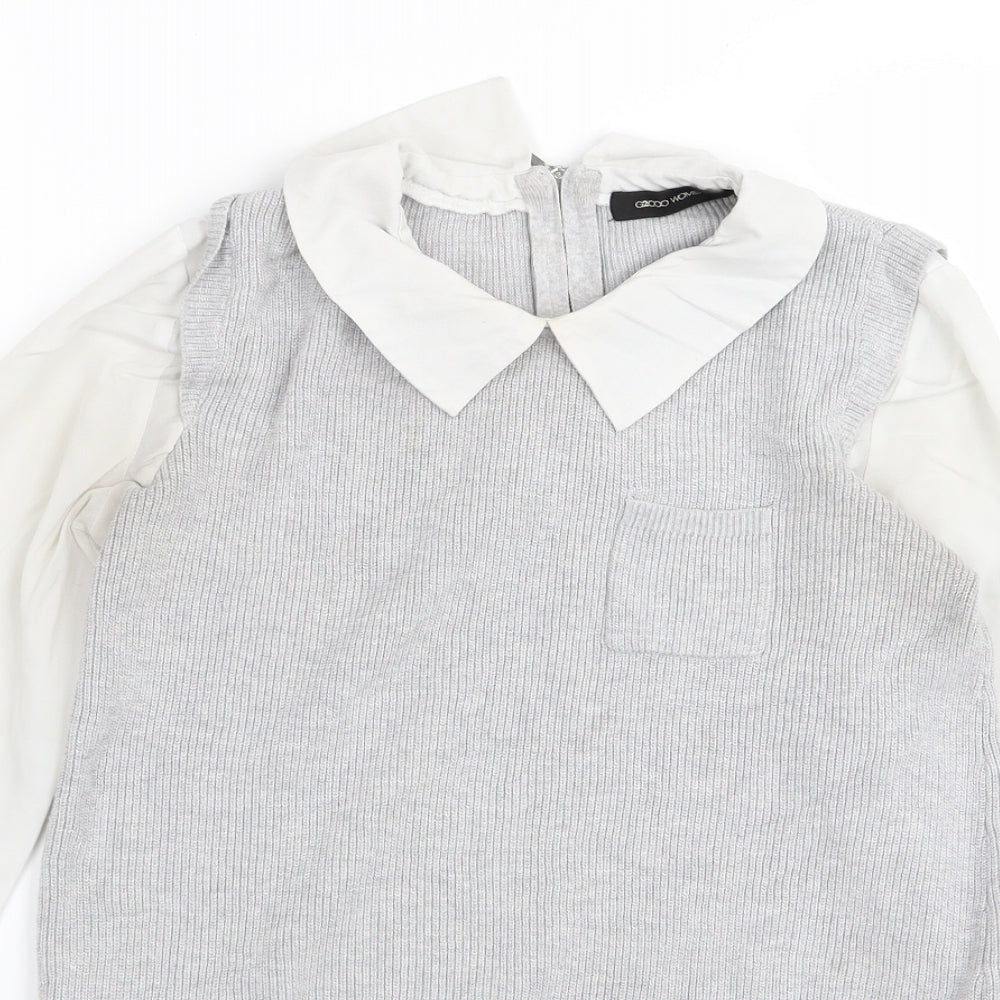 g2000 women Womens Grey   Pullover Jumper Size 4  - top/jumper
