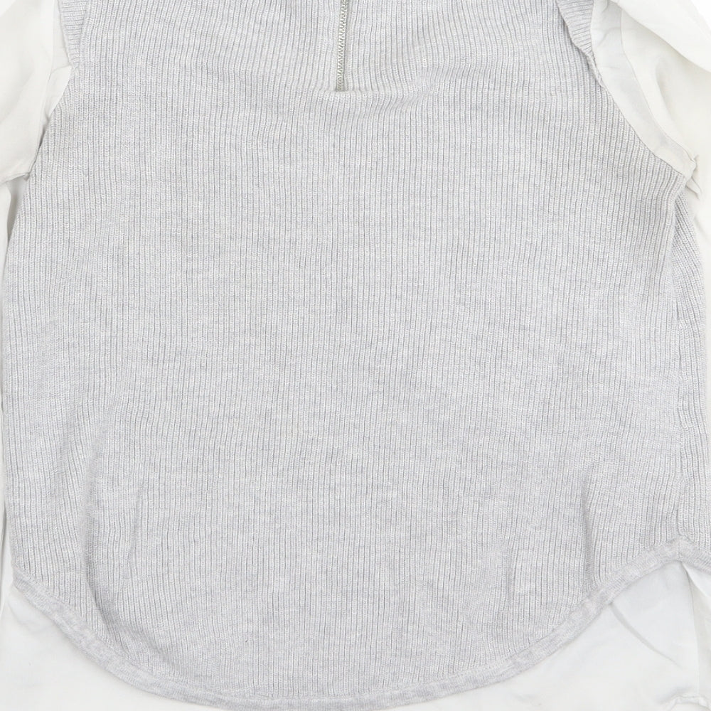 g2000 women Womens Grey   Pullover Jumper Size 4  - top/jumper