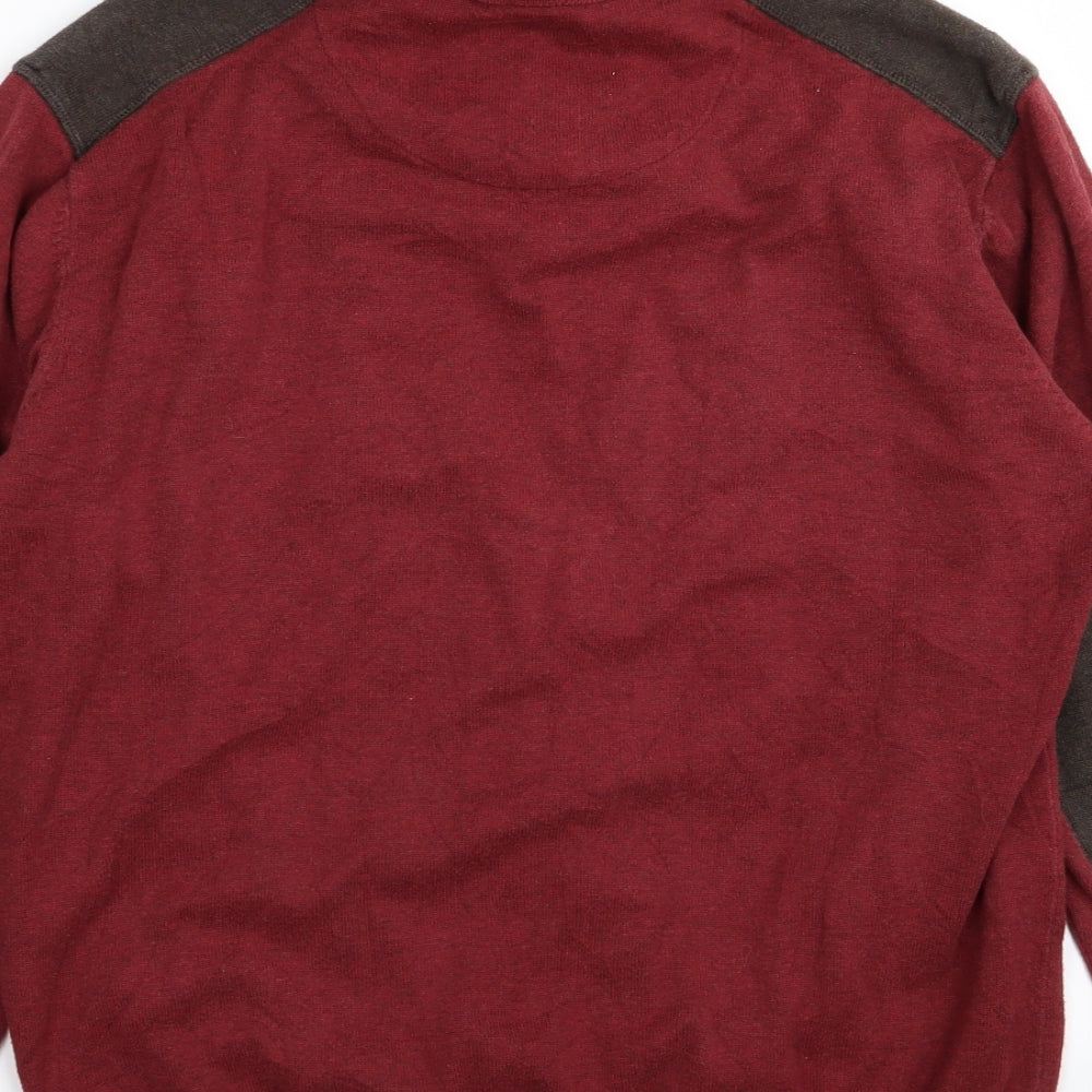 nexl Mens Red   Pullover Jumper Size L  - top/jumper