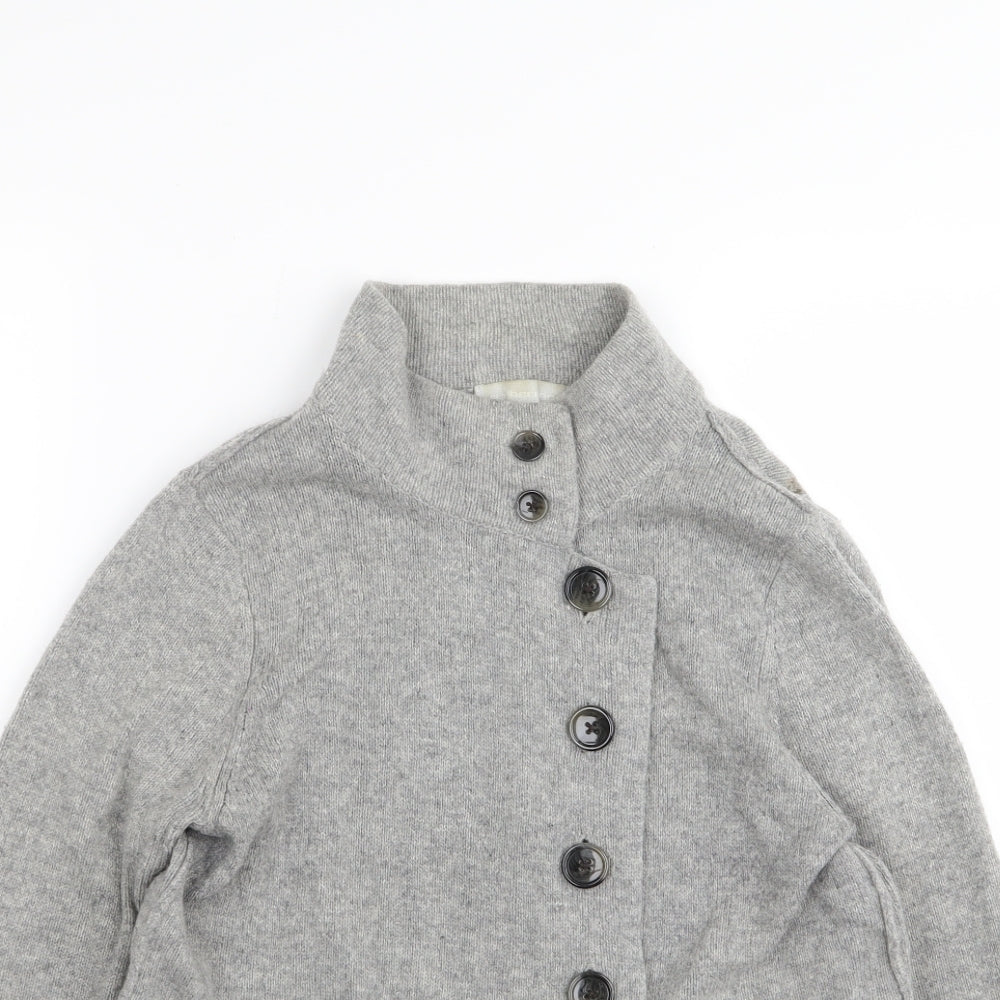 Red Herring Womens Grey   Cardigan Jumper Size 16