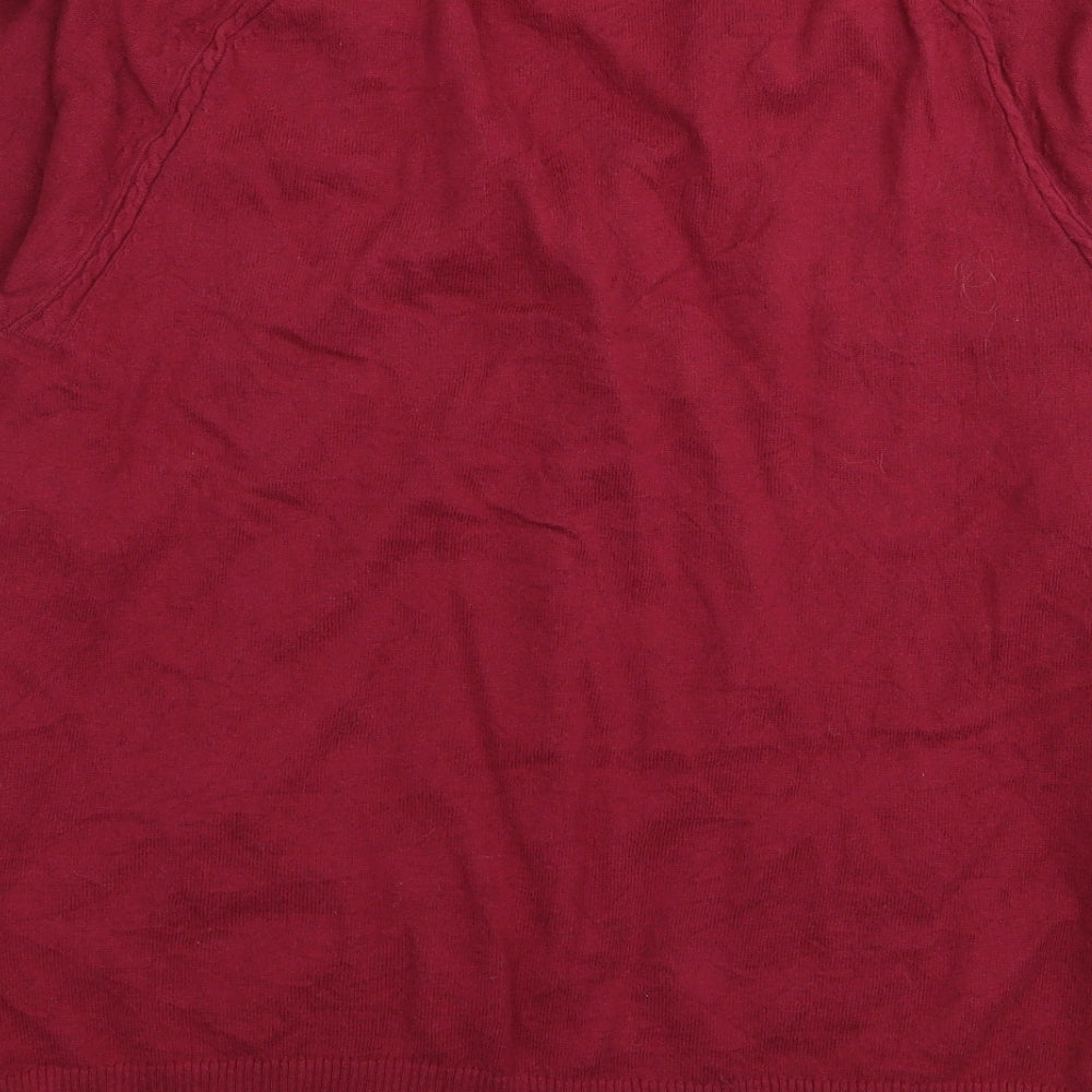 Debenhams Womens Red   Cardigan Jumper Size 18