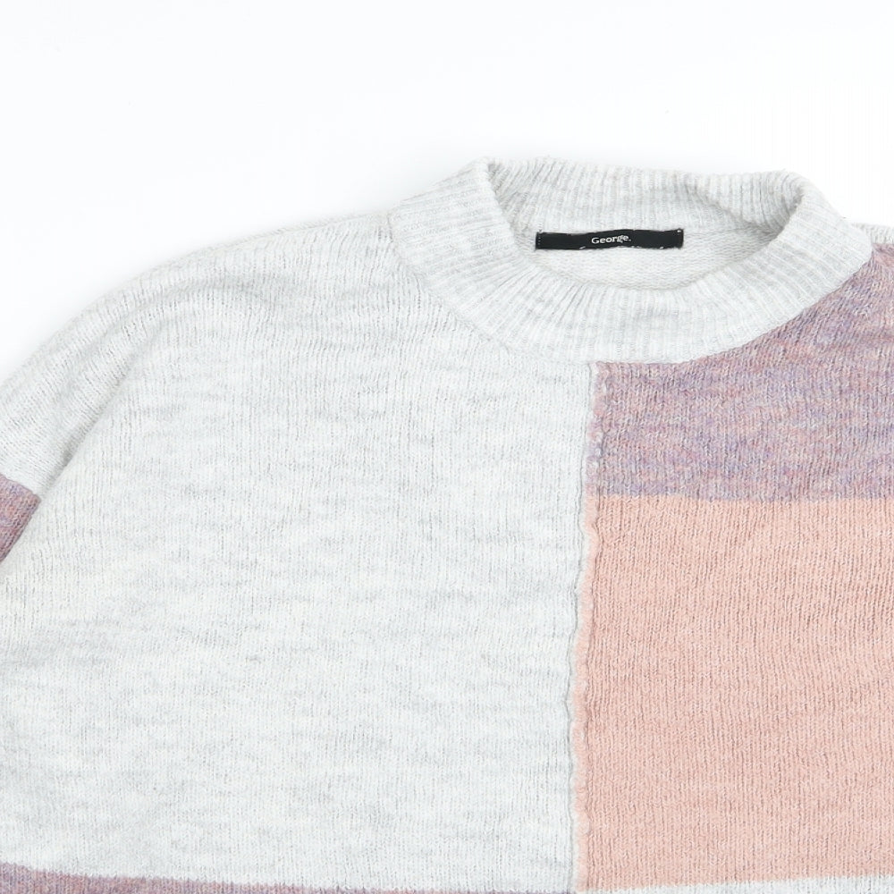 Asda George Womens Multicoloured   Pullover Jumper Size M