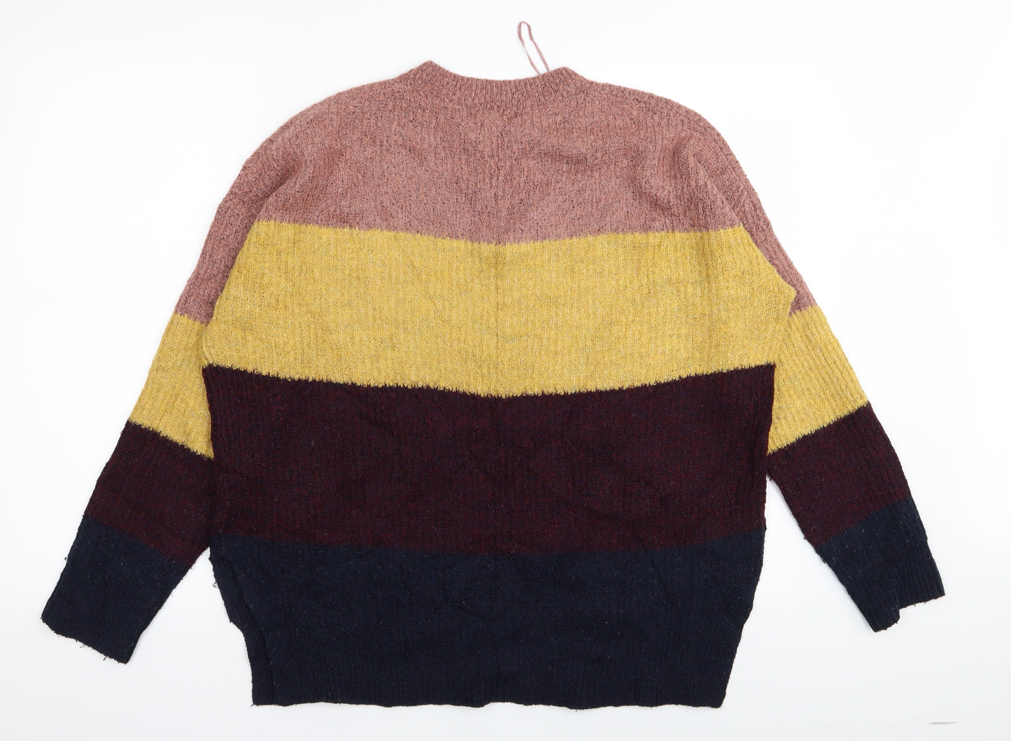 New Look Womens Multicoloured Striped  Pullover Jumper Size S