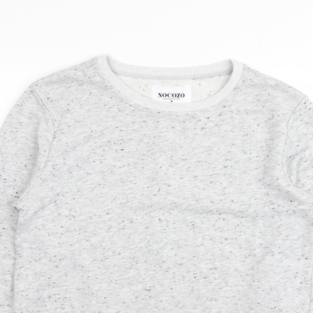 nocozo Mens Grey Polka Dot  Pullover Jumper Size M