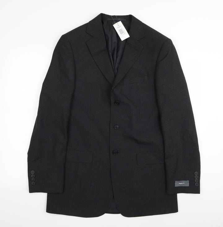 M&S Mens Grey   Jacket Blazer Size 38