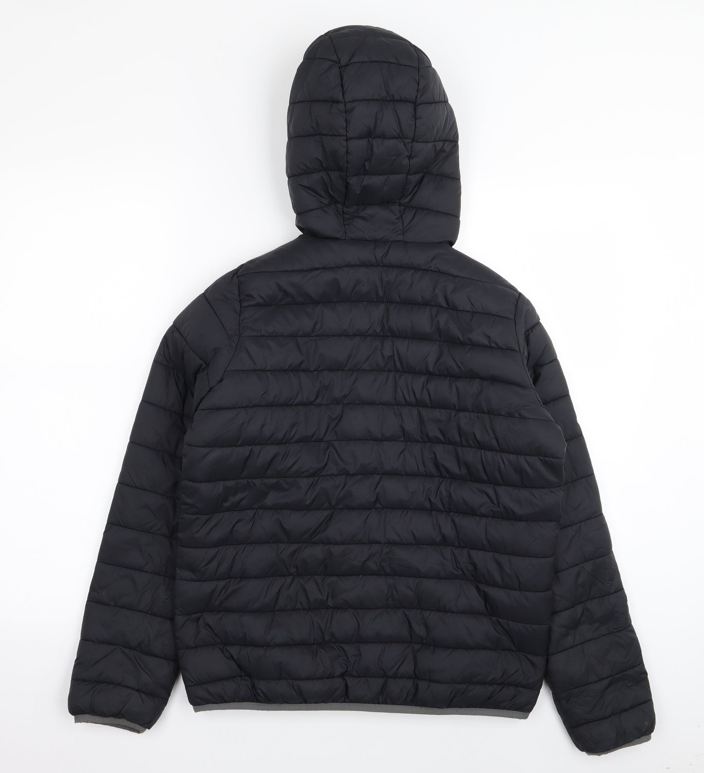 pepperts Boys Black   Basic Coat Coat Size 13-14 Years