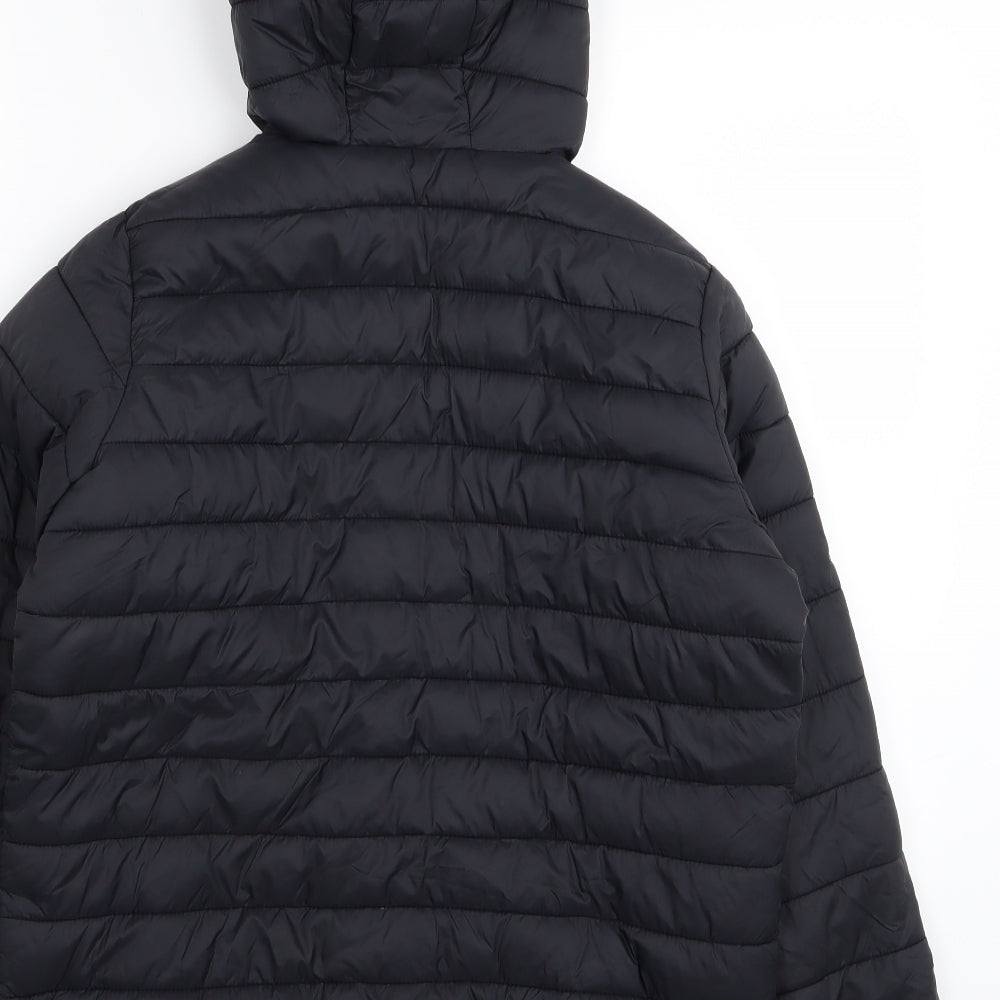 pepperts Boys Black   Basic Coat Coat Size 13-14 Years