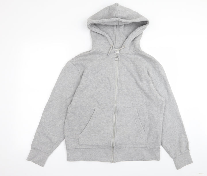 Topman Mens Grey Full Zip Jumper Size S