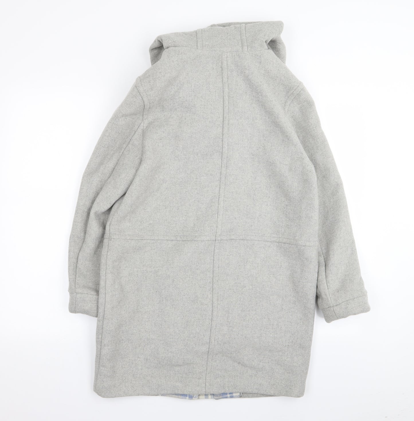 New Look Womens Grey   Overcoat Coat Size 8