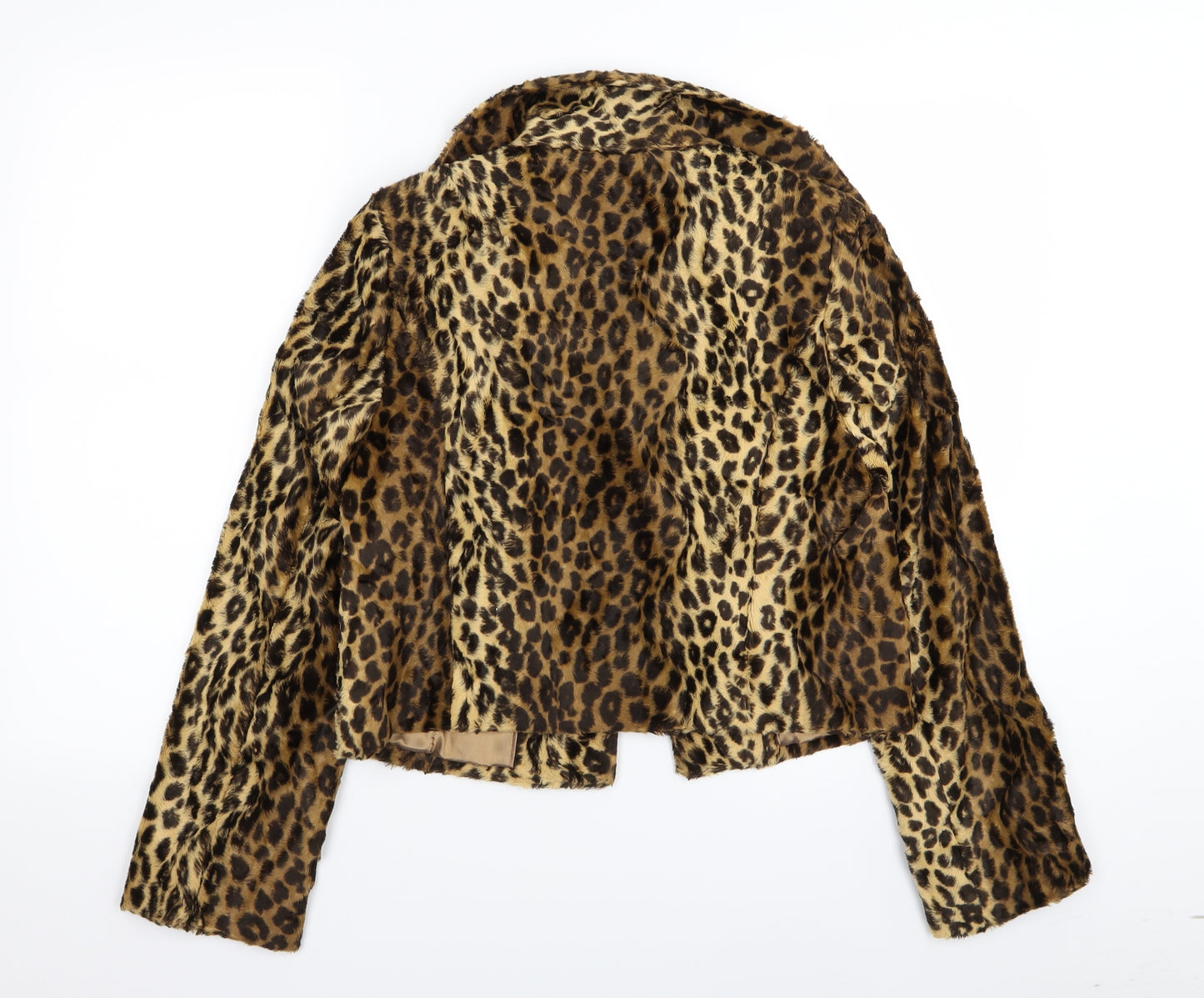 M&S Womens Multicoloured Animal Print  Jacket Blazer Size 12