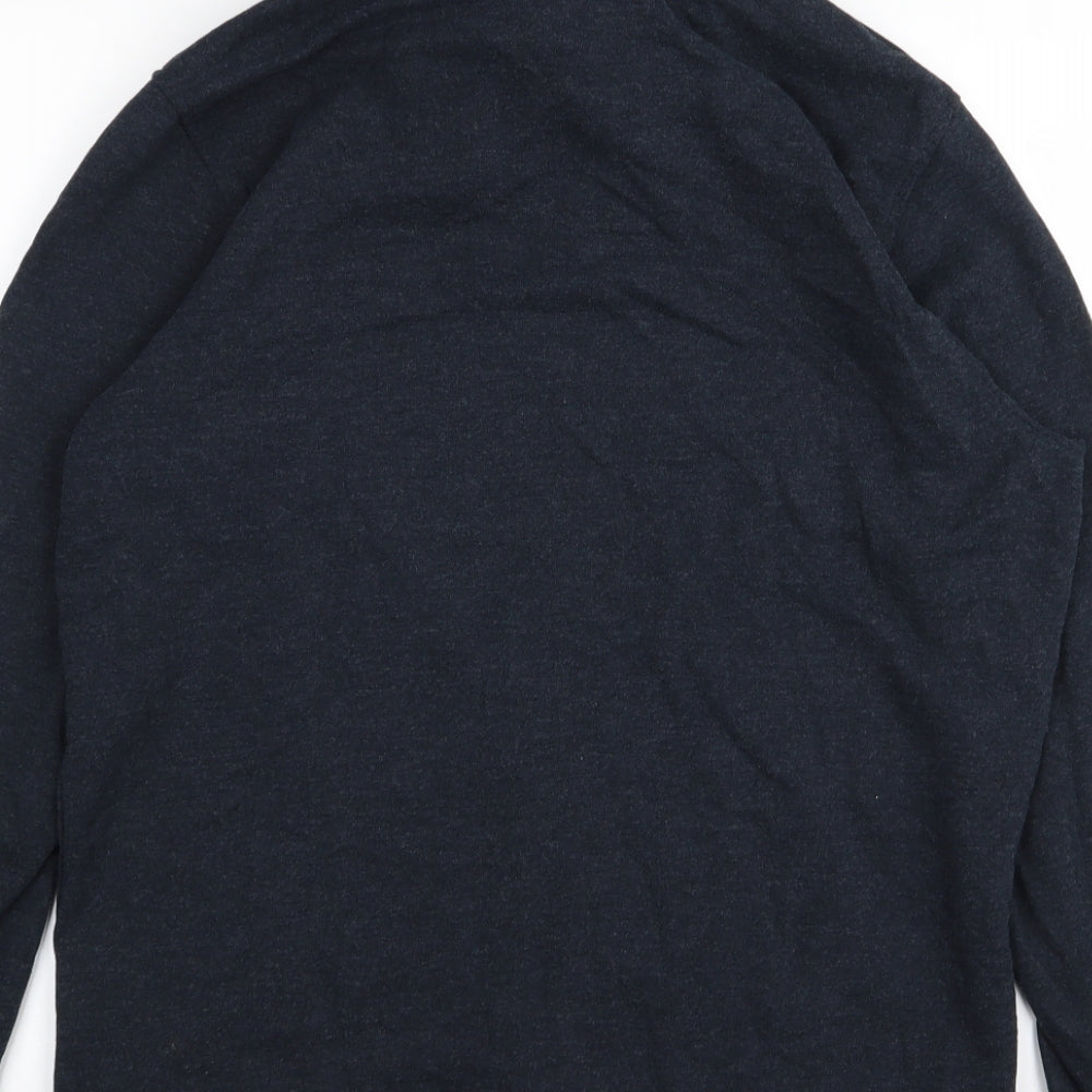 jack and jones Mens Blue   Full Zip Jumper Size L